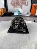 Chanel 19P Spring Summer Collection Tweed Small Round Bag