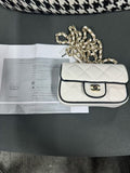 Chanel Mini Square Flap Panda Bag 25 Chip Version