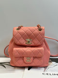 Chanel Backpack AS2908-B09750-NZV45 Calfskin Size 20×9×17cm