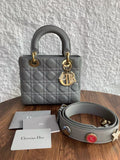 Dior Lady Dior Four-Compartment Badge Edition Bag with Card