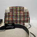 Chanel Limited Edition Colorful Tweed Camera Box Chain Bag 24 Series with Card