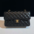 Chanel Classic Flap CF Small Black Caviar Leather with Gold Hardware Chip Version 2022 Receipt Size 23cm