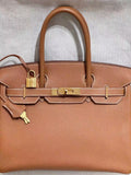Hermès Birkin 30 Gold Brown Togo Leather with Gold Hardware N Square Stamp