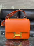 Hermès Constance 24 Orange Epsom Leather with Gold Hardware Y Stamp