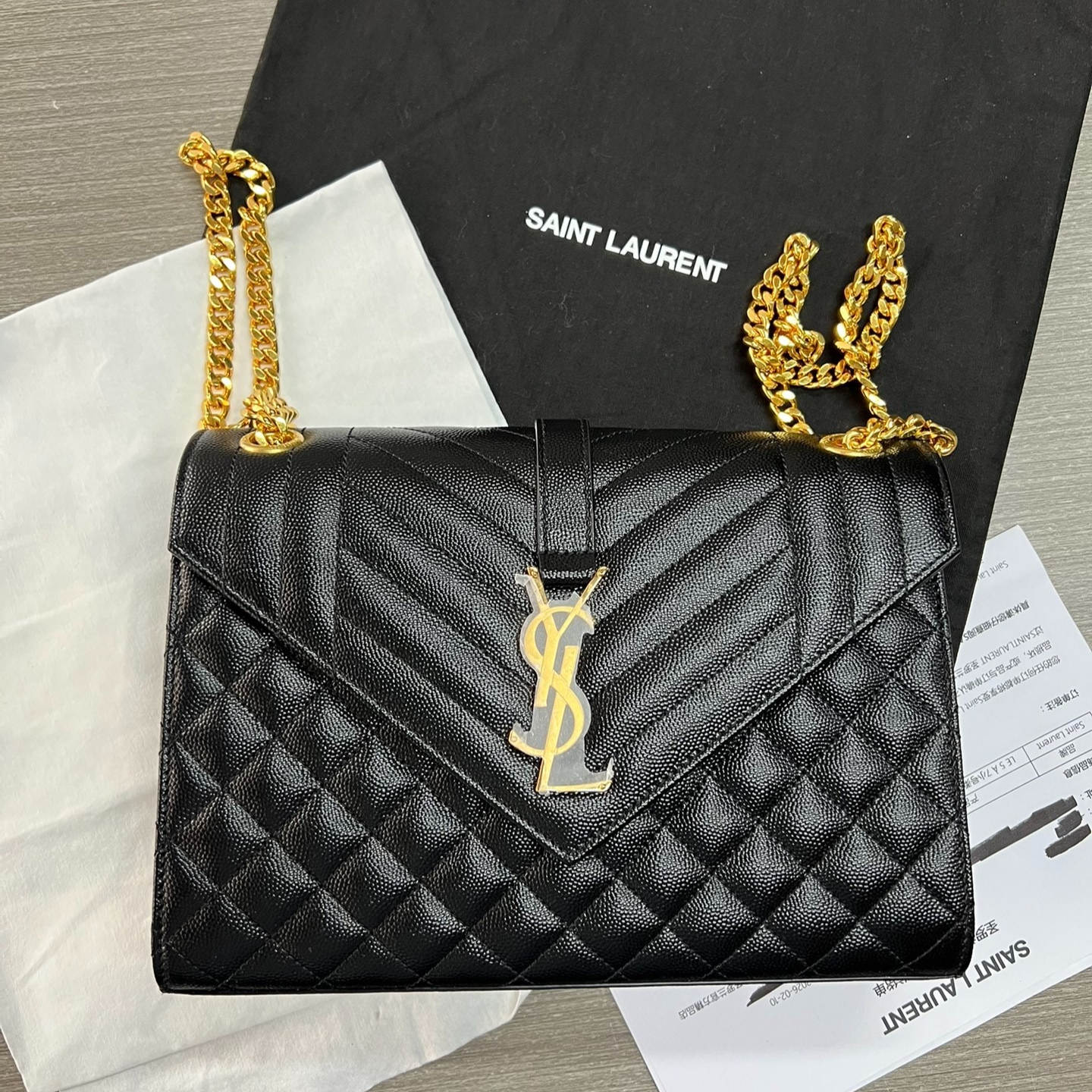 Saint Laurent Envelope Medium Bag