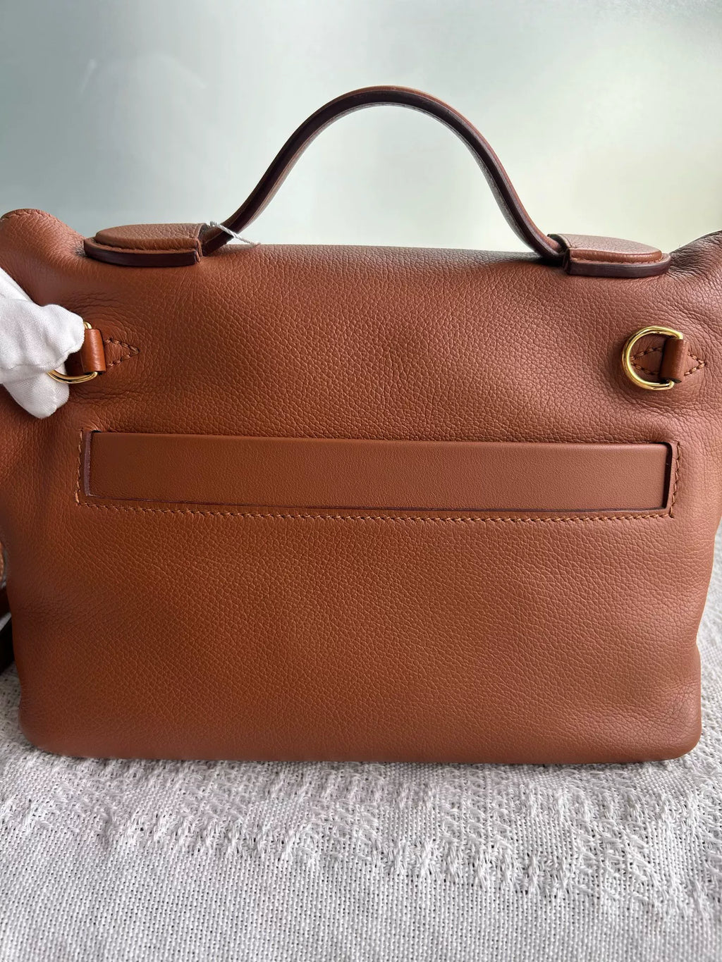 Hermes 2424 金棕金扣 Z刻 单肩斜挎包