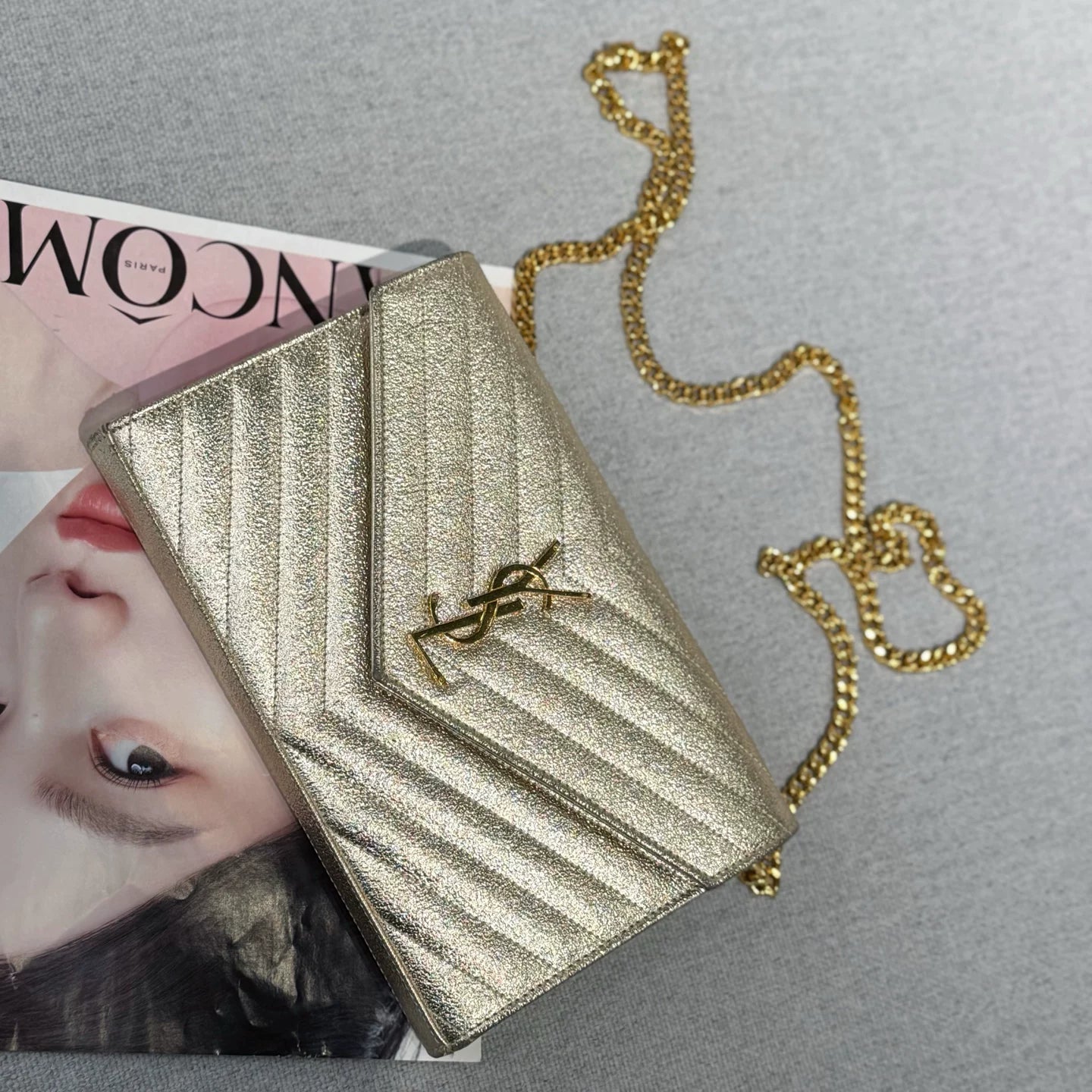 Saint Laurent Kate Medium Monogram Chain Bag