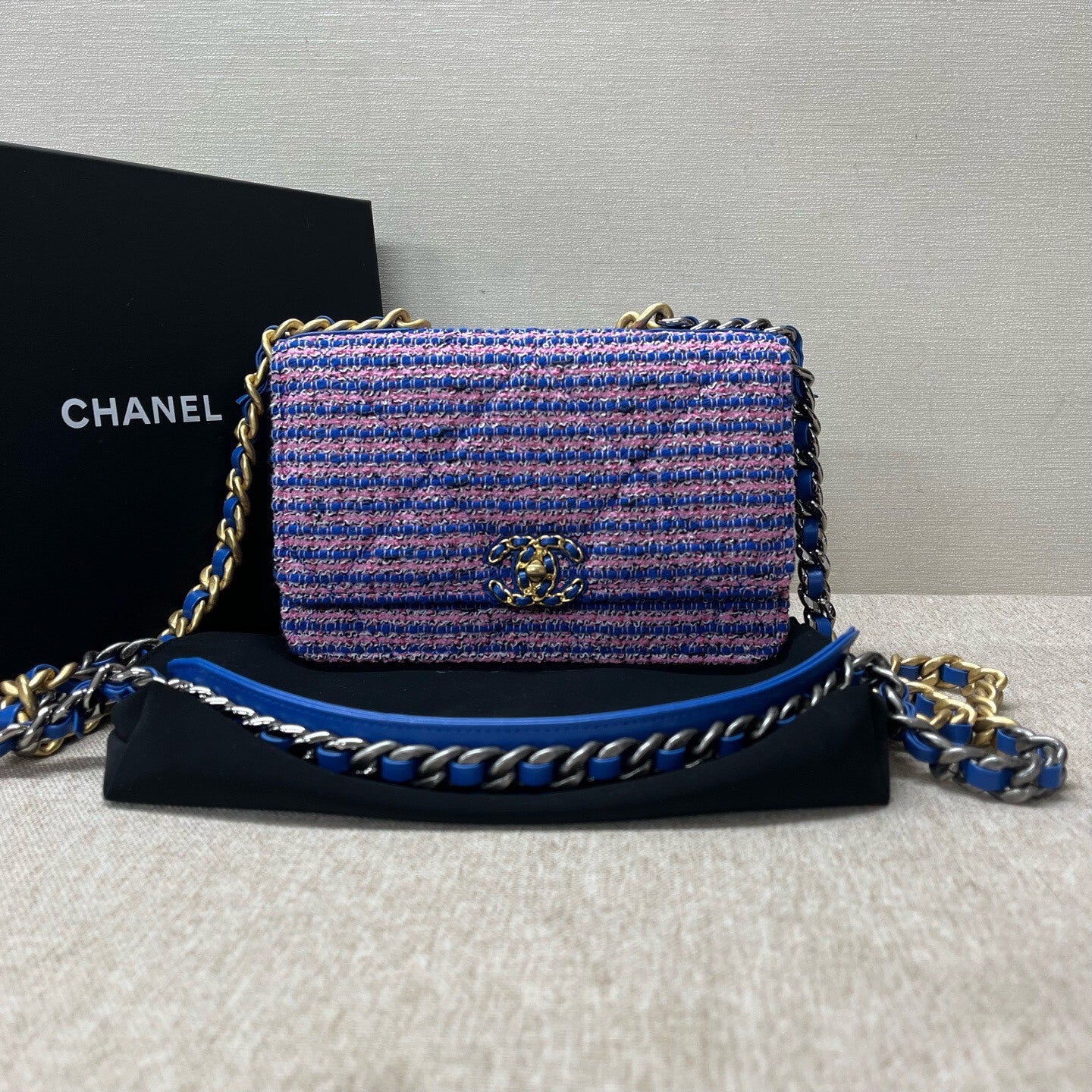 Chanel 19 Tweed Woven Bag